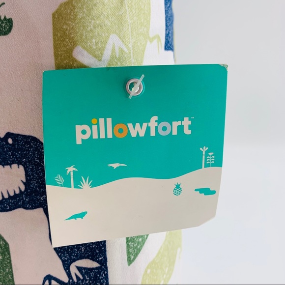 Pillowfort Bedding Colossal Chomp Dinosaur Microfiber Queen Sheet